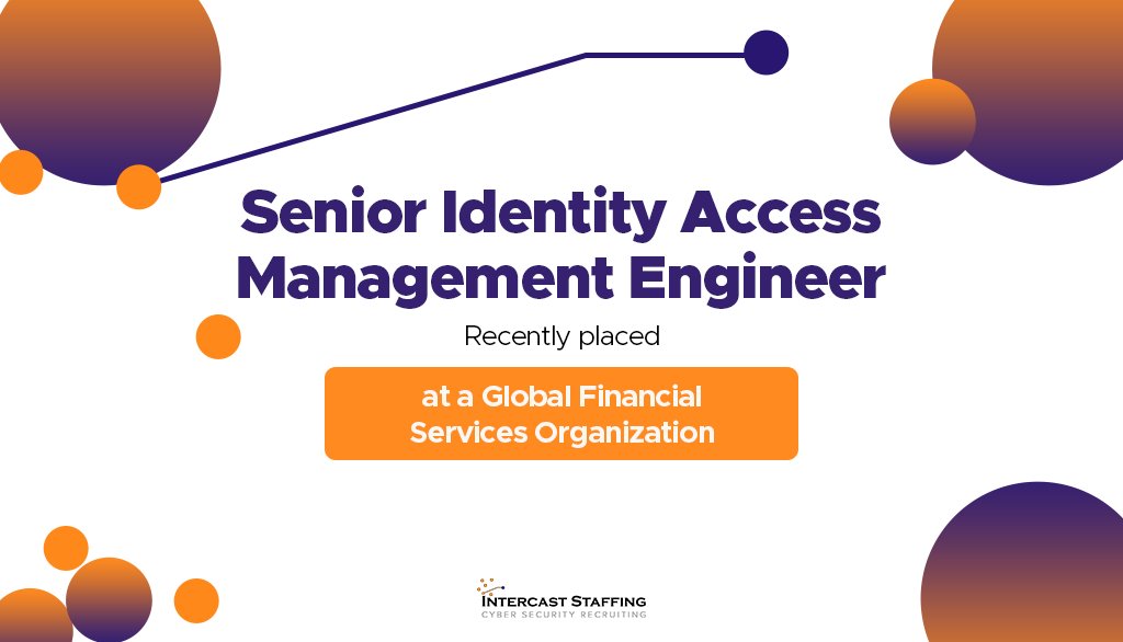 We recently placed a Senior Identity Access Management Engineer at a Global Financial Services Organization in Canada!

Visit our website for job openings: lnkd.in/gfVFpmk

#infosecjobs #cyberjobs #cybersecurityjobs