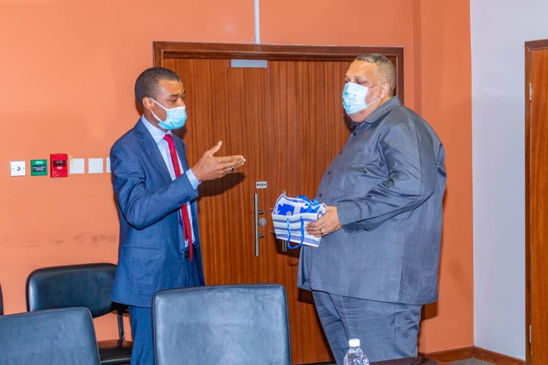WfdpN's tweet photo. The Country Director of World fund for development and Planning, Mr Mohammed Buhari on the 25th of March paid a Familiarization visit to the head of Mission of South African High Commission; Mr T.D Mseleku in Abuja, Nigeria. https://t.co/SoIevXXa8r