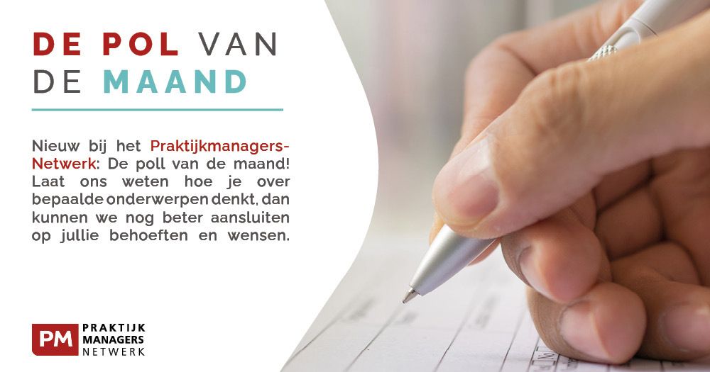 PMnetwerk's tweet photo. Nieuw bij het PraktijkmanagersNetwerk is de poll van de maand. Met deze maand de stelling: “Praktijkmanagers krijgen steeds meer een rol op strategisch niveau en hebben daarom behoefte aan scholing op dat vlak.” Wat vind jij? Breng ook je stem uit via: https://t.co/hm9rLuqZUN https://t.co/cirQSu2rsh