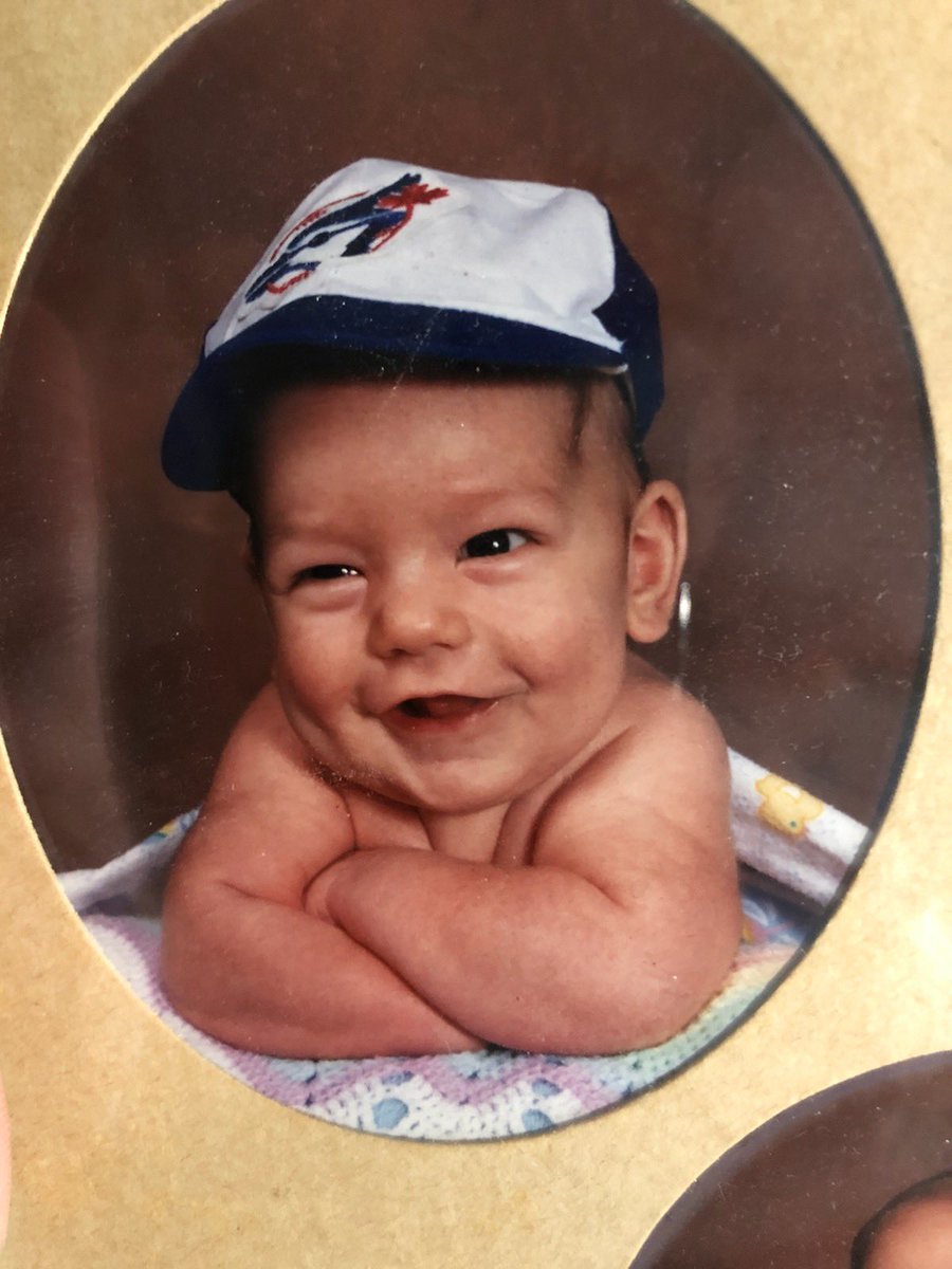 troymurray22's tweet photo. Well Twitter certainly isn’t fun to look at these days, especially today in #Ontario. So here’s some light-hearted material to break up all the bad news bears... In honour of MLB #OpeningDay, here’s me (‘87) &amp; my son (‘21). Let’s go #BlueJays! https://t.co/01YEGmIpPU