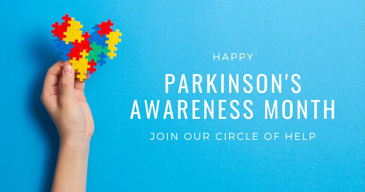 PDAssocAB's tweet photo. April 1st kicks off #ParkinsonsAwarenessMonth!
Raise awareness this month and celebrate with us! Learn more: https://t.co/vlDe3ANnjg
#circleofhelp #ParkinsonDisease https://t.co/MbOdBGSlNl