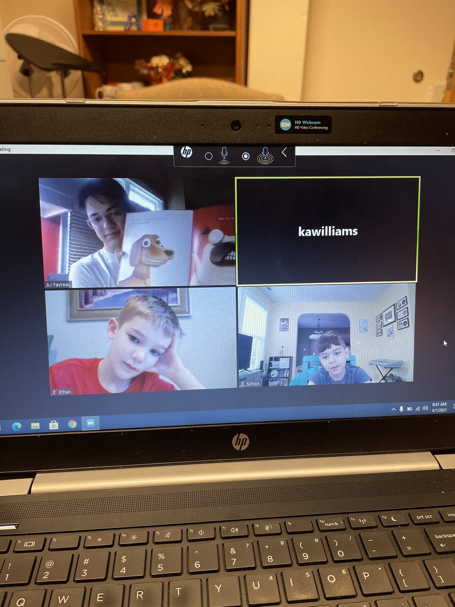 READING BUDDIES! Chick-fil-A Leader Academy students from MHS read to kindergarteners from the Hanover Online School twice a week to help build their skills and to make connections.