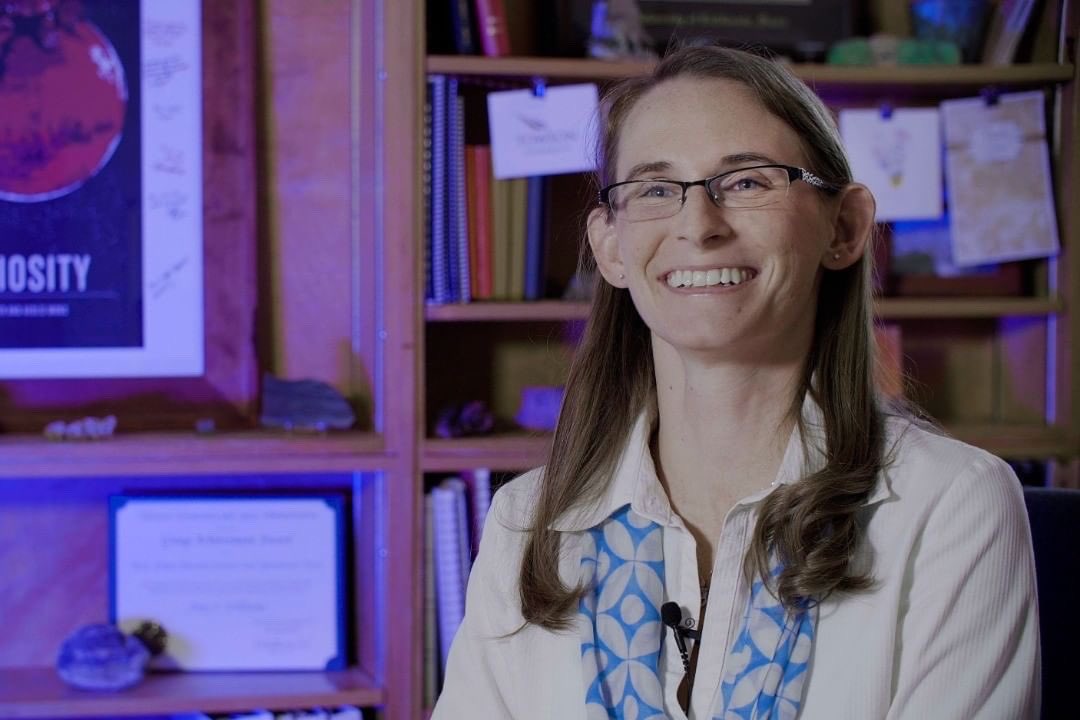 UFexplore's tweet photo. “It’s a dream come true to have this be my job,” — Amy Williams, astrobiologist &amp; @UFGeology professor.

In one of @NASA’s latest endeavors, Williams is searching for life on #Mars as a participating scientist on the Perseverance rover.

🚀➡️https://t.co/qzgdMlM6rE https://t.co/GM604E6IO9