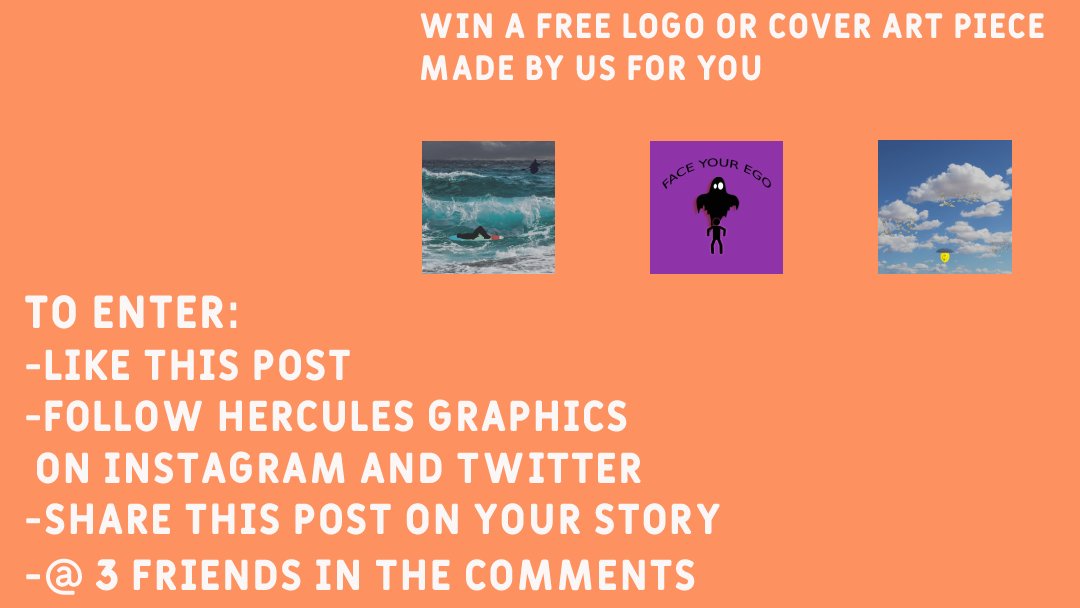 herculesgraphi2's tweet photo. Our first ever giveaway!! Join in for a chance to win a free design!! 🎉🎉🎉🎉🎉

#giveaway #graphicsdesign #chancetowin #HerculesGraphics https://t.co/kn43iLfu9P