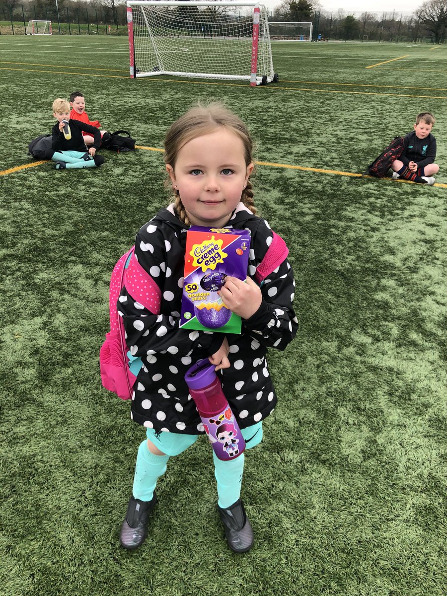 Day 4️⃣ <a href="/the_nomads/">Connah's Quay Nomads FC</a> 

Girl of the camp  - Rosie Colecliffe 
 ⚡️⚽️🐣 

#HalfTermEasterCamp