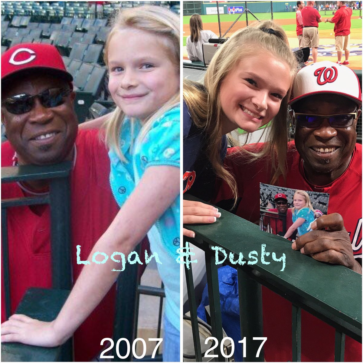 In honor of Opening Day 2021! Dusty Baker and <a href="/logannnkayyy/">Logan Thomas</a> <a href="/astros/">Houston Astros</a>