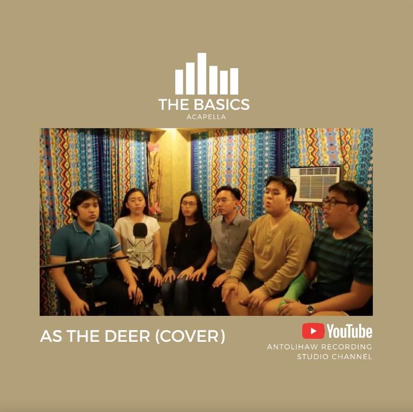 TheBasicsCebu's tweet photo. Watch our “As The Deer” cover (Holy Week Special) in Antolihaw Recording Studio Youtube Channel. Just click the link below:

https://t.co/0X9aKUpEQV
#ARScoversession #thebasicsacapella https://t.co/Ajki4raHn8