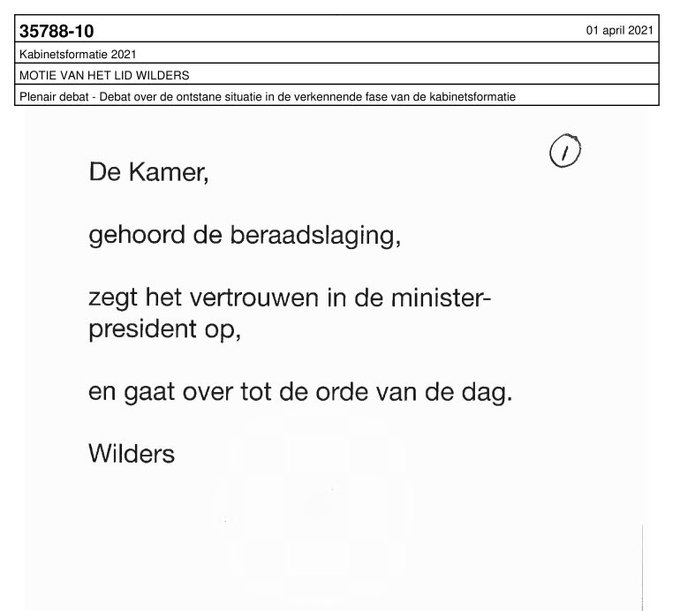 Kabinetsformatie2021 