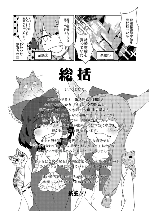 34歳低所得オタクが婚活する話(6/6)おしまい。 