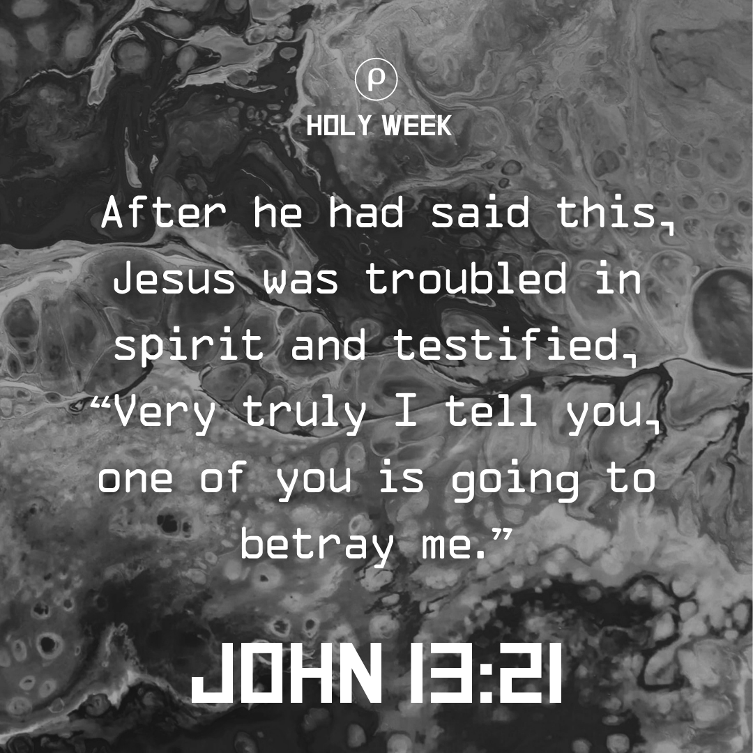 TPCToronto's tweet photo. Today, we wrap up our We Pray series, following the events of Holy Week. Let's watch, read and reflect on Jesus being Holy, Humble and Heroic. The passage for today is John 13: 18-30. 

#TPCEaster #HolyWeek #WePray #Prayer #WeArePeoples https://t.co/NkssR3J3f4