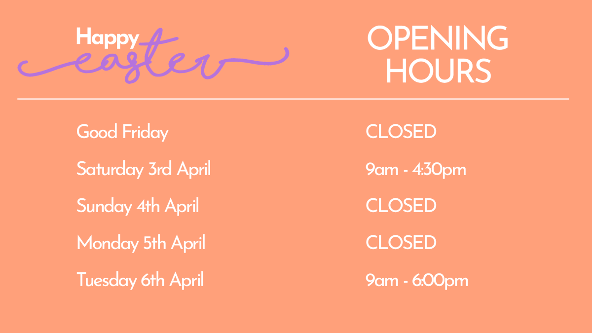 BedfordInsure's tweet photo. 🥚🍫Happy Easter🐰🐣

Here's our Easter weekend opening hours. Our Claims and Breakdown teams are still on hand, 24 hours a day over the Bank Holiday Weekend.

Have an egg-cellent Easter (we have so many egg puns, it’s not even bunny) https://t.co/sf0E2L2rPU