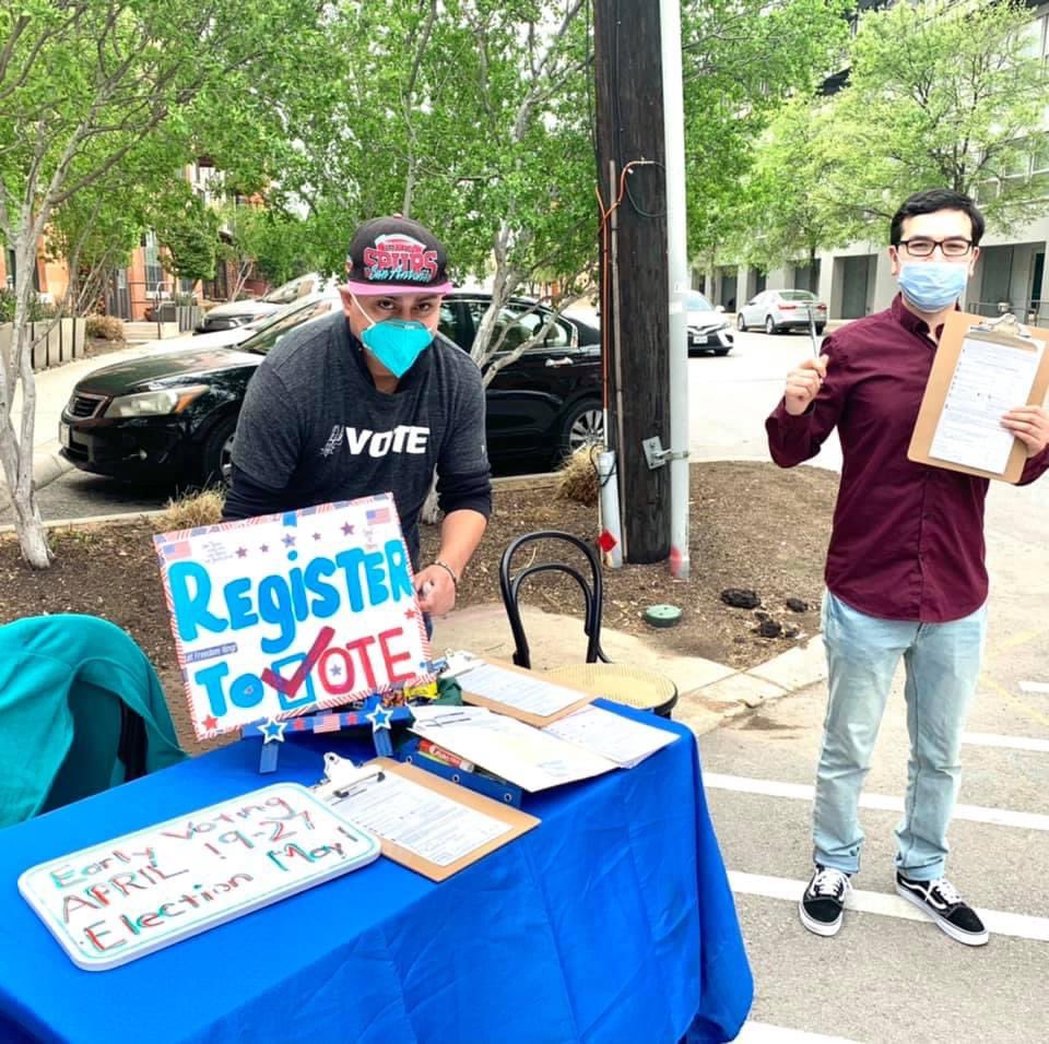 ItsCarlosSoto's tweet photo. Had an amazing time registering and chatting with #Voters in our community at #BestQualityDaughter #TheHistoricPearl Thank you @GinaOrtizJones for organizing these #AAPI and #AAPIAlly Voter Registration events in #SanAntonio #Texas #YourVoteIsYourVoice #SuVotoEsSuVoz 🗳 https://t.co/hQFePkiRcq