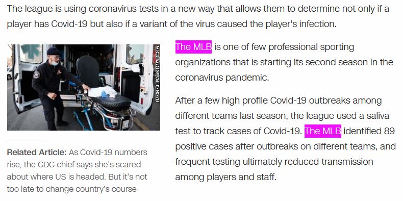 I've never asked for retweets before, but please retweet this in an effort to put an end to this madness: tinyurl.com/x3ywt3ca

<a href="/CNN/">CNN</a> et. al. Please. It's "MLB," not "the MLB." It stands for "Major League Baseball." No one says "The Major League Baseball is working with. . . ."