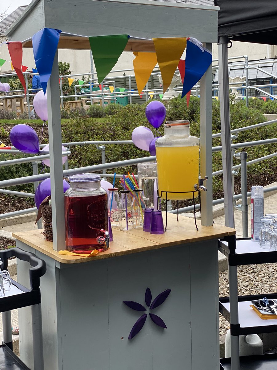 AshfordHouse's tweet photo. Our amazing new drinks stand! Handmade by Terri from our amazing activities team 🍹 https://t.co/ym8w6YRleb