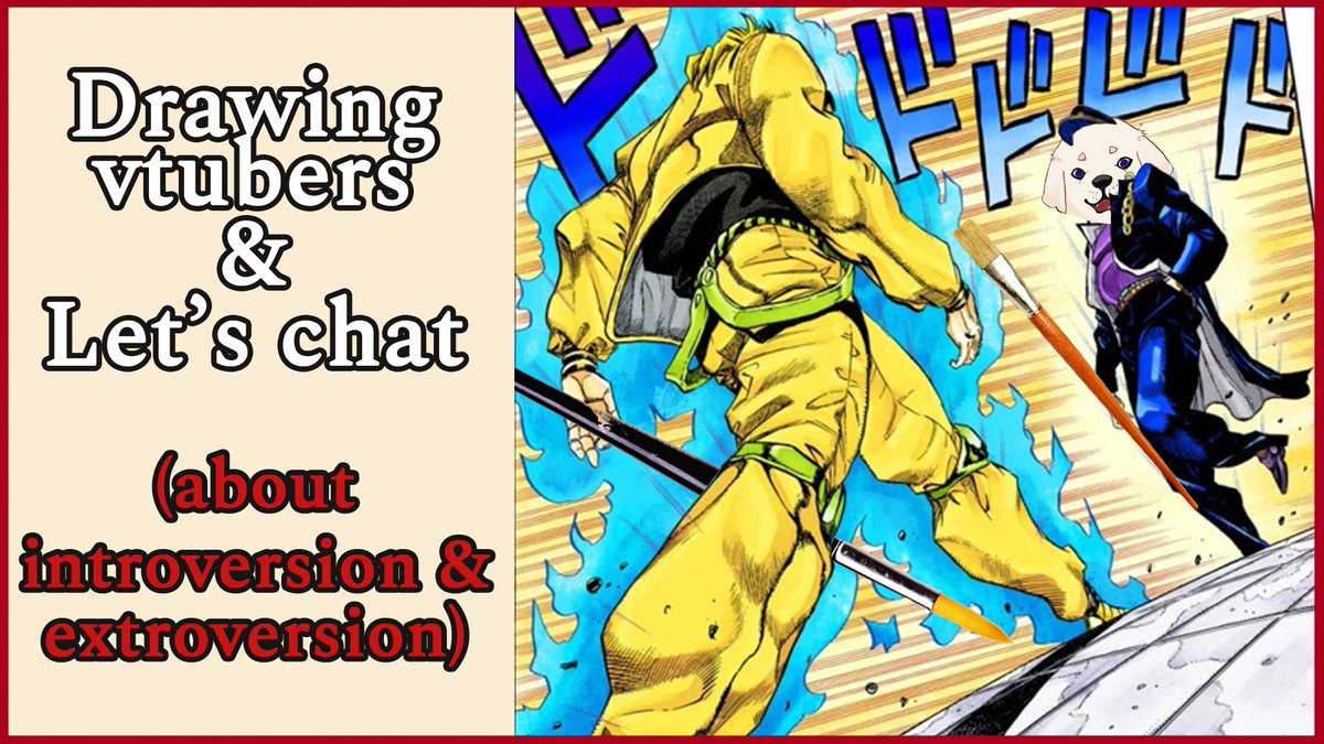 canisgard's tweet photo. 【 LET'S DRAW VTUBERS #4 】and Free Chat
do you ever feel introverted but people say you seem extroverted?? what does it even mean anyway?
live now: stream link in comments 🐶✨ https://t.co/laKGFY7quo