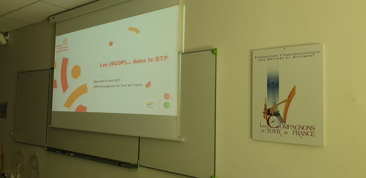 fscopbtp's tweet photo. @fscopbtp Belle rencontre avec 13 #apprentis en BTS des Compagnons du Tour de France à Lyon. Etape 4 de la #SemaineCoopBTP avec @3CABTP et @BTPCFAAuRA 👍 Belle #coopération pour @les_scop en @auvergnerhalpes 🤝 https://t.co/12MG4iAQRs
