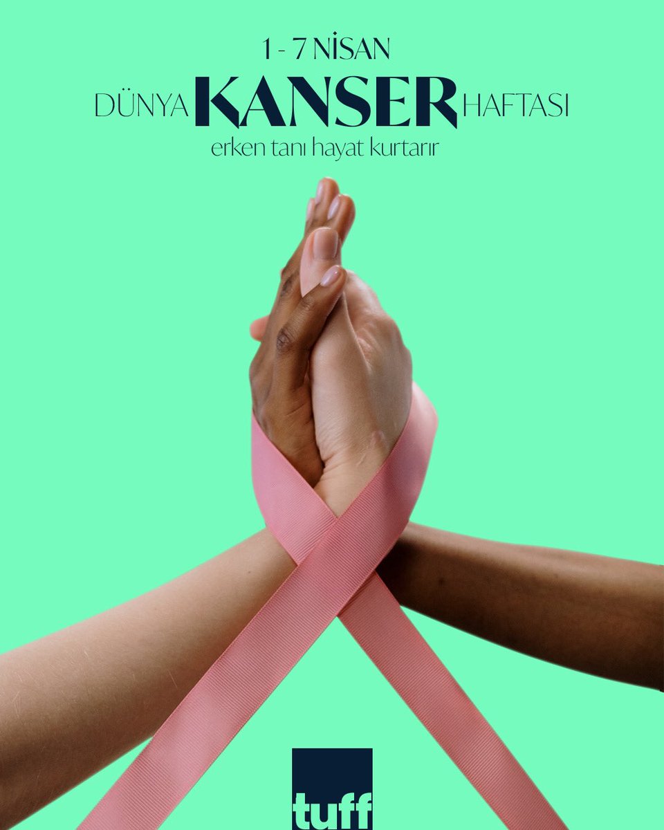 DesignTuff's tweet photo. Unutmayın ! Erken teşhis ve farkındalık hayat kurtarır !
Kansere değil, hayata şans verin…

#kanser #kansersizyasam #erkenteshis #kanserhaftası #tuff https://t.co/rLIn0nWJFp