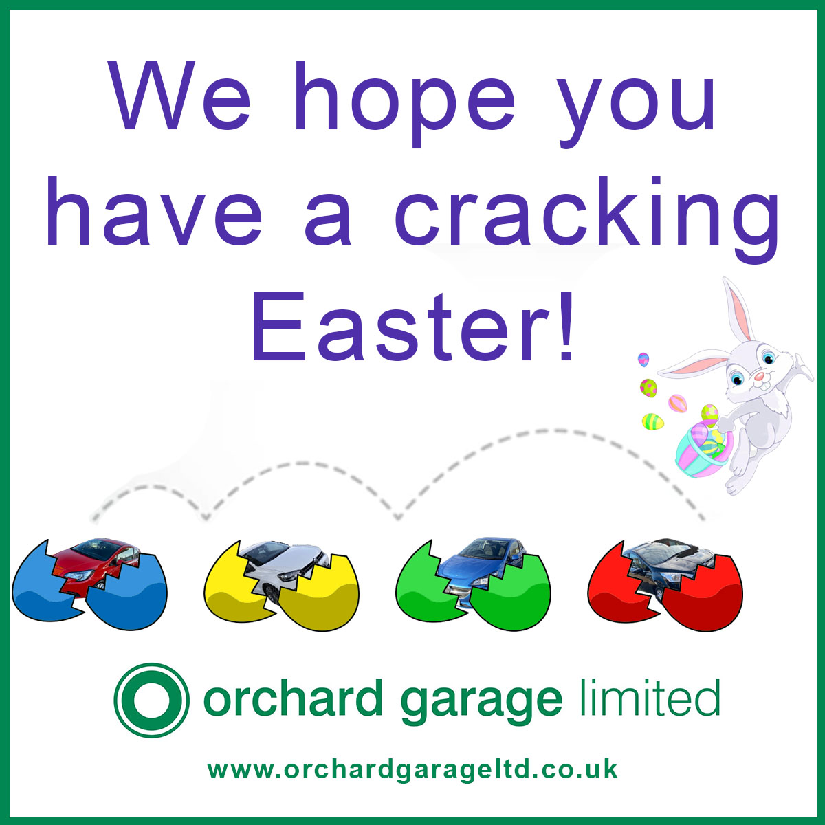 Wishing everyone a Hoppy Easter! We will be closed Good Friday through to Easter Monday, but back to normal hours from Tuesday 🙂🐰