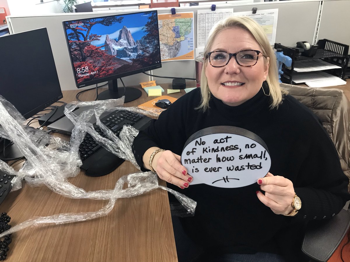 CustomHH's tweet photo. We started April Foolsβ Day with a bit of shenanigans highlighting our company value of Fun! The fun added a bit of levity to the serious work we do each day with a passion for compassion.
#CustomCares
#CustomFun
#AprilFoolsDay https://t.co/Wrbte5VY7Z