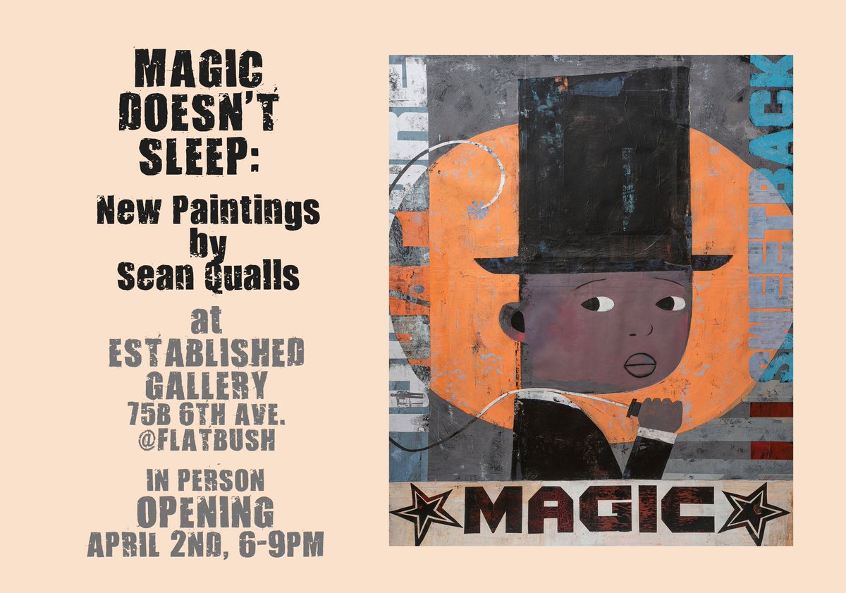Come by tomorrow for the opening reception!