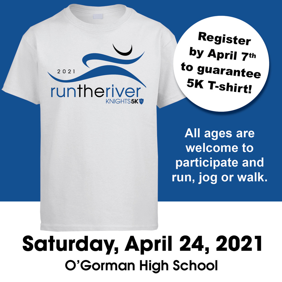 OGHSBooster's tweet photo. Register for the Knights 5K before April 7th to guarantee your shirt order!  
Register Here: https://t.co/5CW0ix87kq https://t.co/Qq4FuFEC74