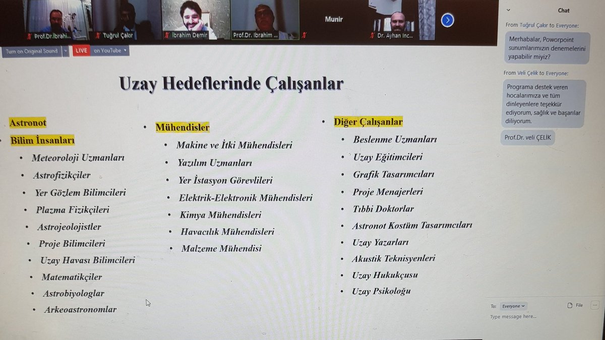 profdriaydinli's tweet photo. Uzay çalışmalarının; mühendislik  bilimleri yanında uzay hukuku,uzay ekonomisi,uzay güvenliği,uzay madenciliği gibi çok disiplinli bir alan olduğunu farkettikçe @ybuankara olarak daha çok heyecanlanıyoruz.
@tcbestepe @tua @SavunmaSanayii
@tcsavunma @TCSanayi 
@TUSAS_TR @TEI_TUSAS https://t.co/ssxreZWnJ2