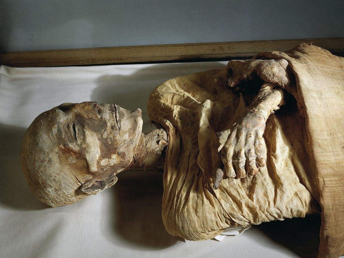 His mummy was discovered in 1898 in the Tomb of Amenhotep II (KV 35) in the  Valley of the Kings, Luxor, and is one of the 22 royal mummies transferred  from the