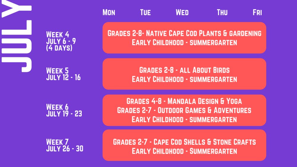 Waldorf_CapeCod's tweet photo. Still time to sign up for our Summer Programs — Waldorf School of Cape cod https://t.co/7hH5eJKBHC https://t.co/O362DXtHMS