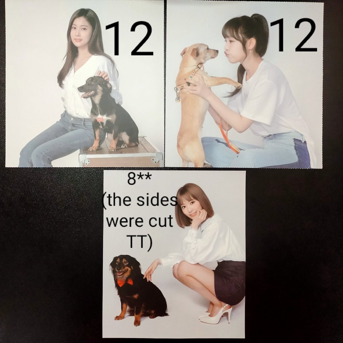 WTS
Secret Diary member set (3 photocards + 1 id photo + 2 stickers) RM30 each
•Hyewon(25**)
•Chaeyeon
•Nako

2nd pic
Coloriz album only RM10(wonyoung  mini folding pb included)
Cd plate rm20 each

Postage:
Flexiprepaid RM6
Poslaju RM8(EM), RM12(WM)