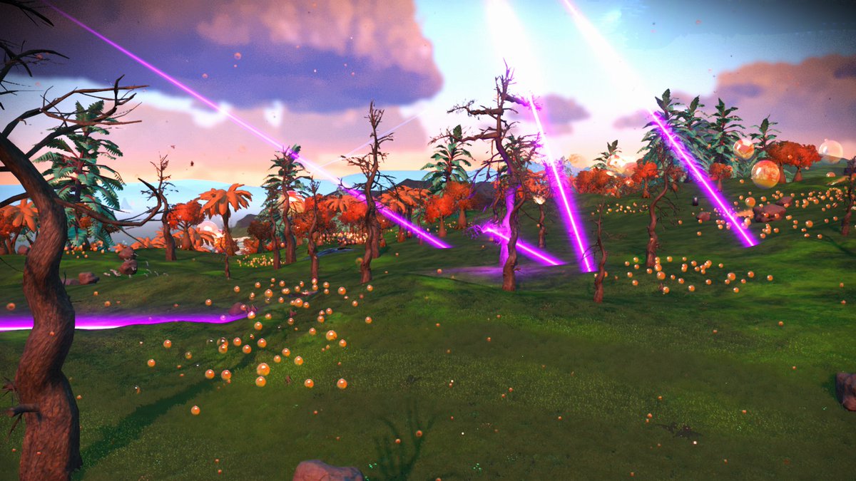 RealMrBates's tweet photo. @NoMansSky These new base defense upgrades are insane. Thank you @hellogames ! #NoMansSkyExpeditions https://t.co/T4wmGuT5Ui