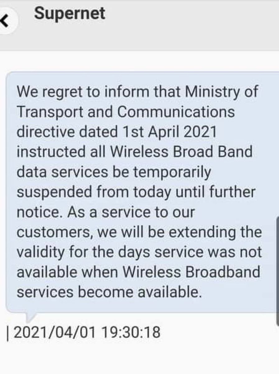 NangTheingiWin's tweet photo. Myanmar is going cut off wireless as Junta want to block information flowing to Myanmar citizens and outside world. #InternetShutdown #Apr1Coup #CyberSpeechFreedom #WhatsHappeningInMyanmar #CrimesAgainstHumanity #Democracy #RejectMyanmarMilitaryCoup https://t.co/DSz0sDmGCC