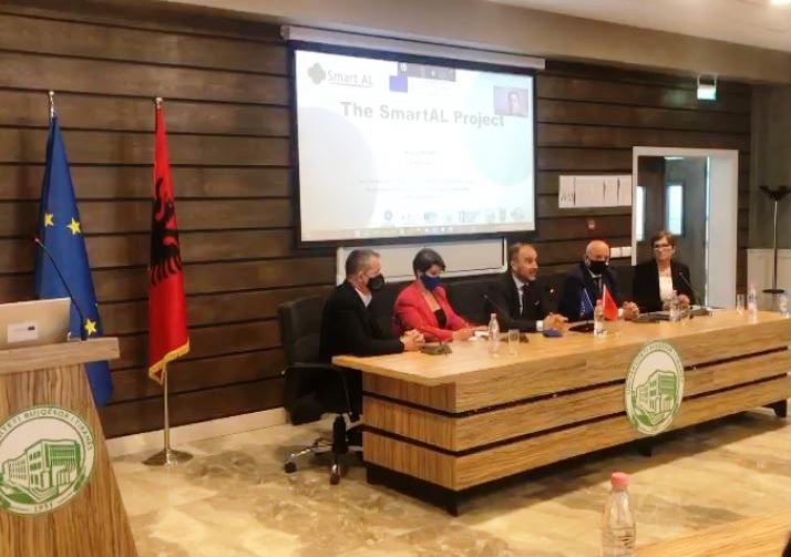 CIHEAMIAMM's tweet photo. 🗓 The EU Ambassador to Albania, Mr Luigi Soreca, visited the Agricultural University of Tirana #UBT on April 1, 2021, to meet the students of the first cohort of the new #Master Executive #SmartAL (#Erasmus+ Capacity Building for Higher Education project). https://t.co/BhltwN5aTw
