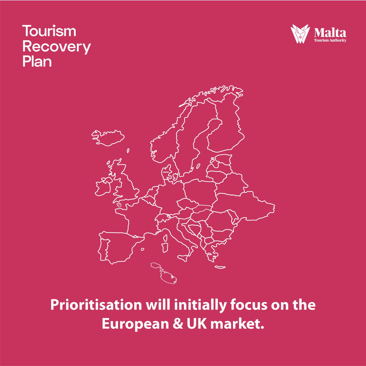 Malta Tourism Recovery Plan | Prioritisation will initially focus on the European and UK markets. 

For more information, please visit 👉 bit.ly/tourismreopeni…
@turizmugovmt    | <a href="/bartolo_clayton/">BARTOLO Clayton</a>