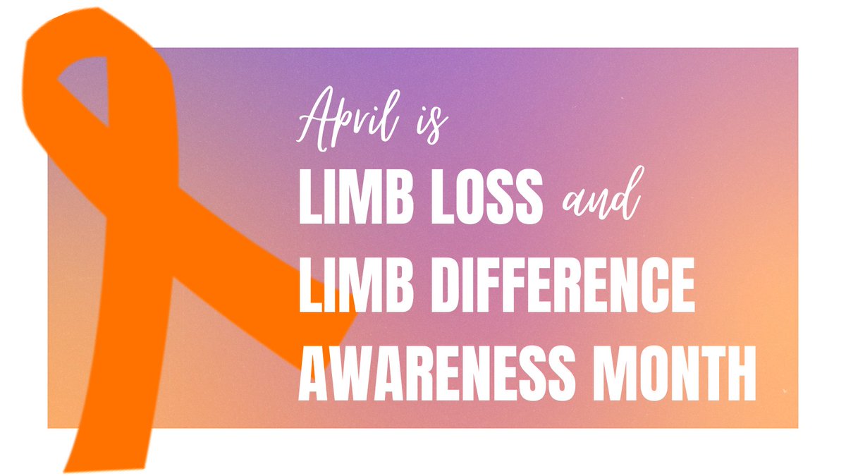 Did you know that April is #LimbLoss and #LimbDifference Awareness Month? To all of the people in this beautiful community, we see you, we appreciate you, and we love you!