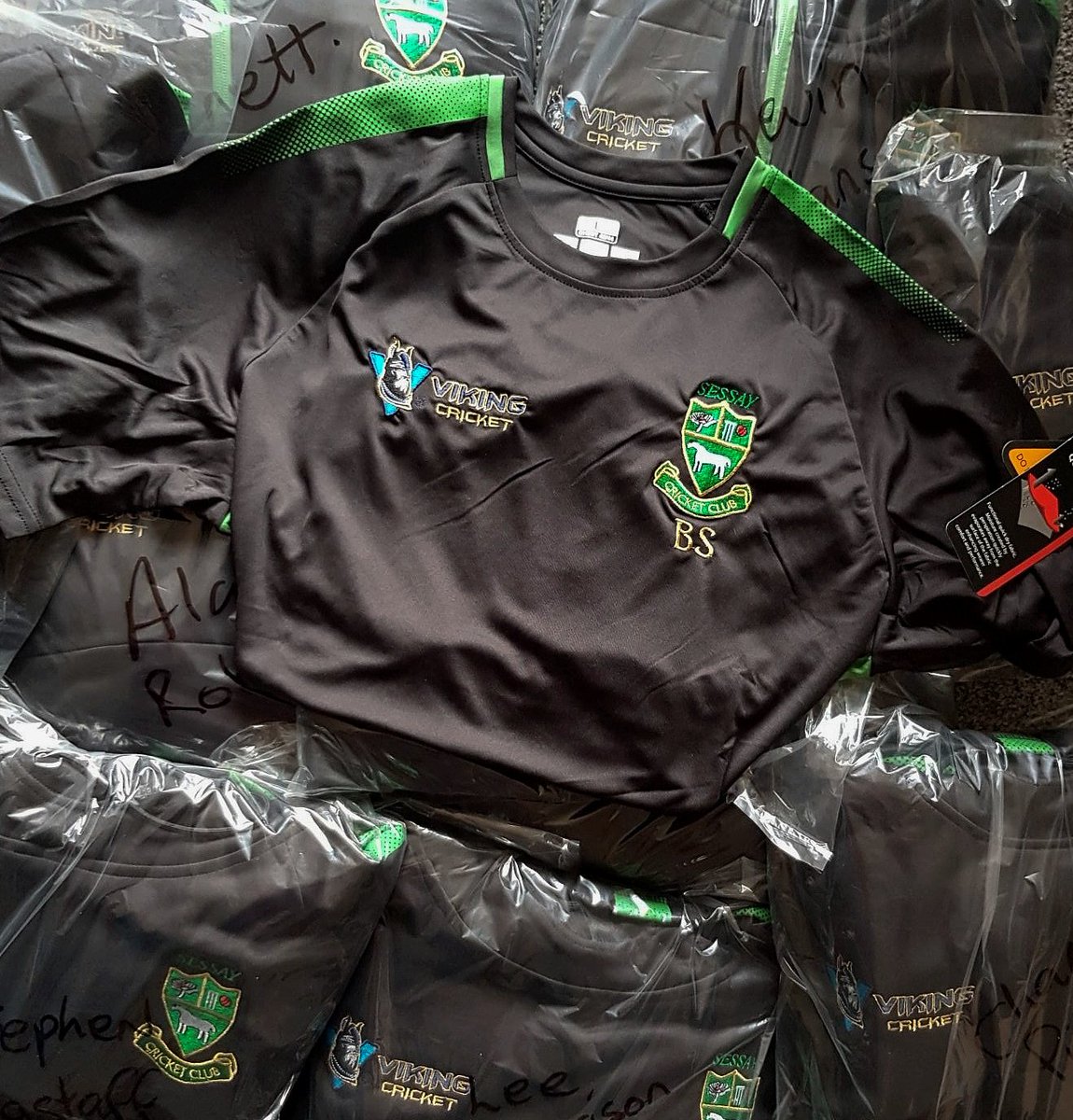 Our good friends at <a href="/SessayCC/">Sessay Cricket Club</a> your coaches will look smart this season, your teamwear is done and will be coming across int he next couple of days. #greenandgold