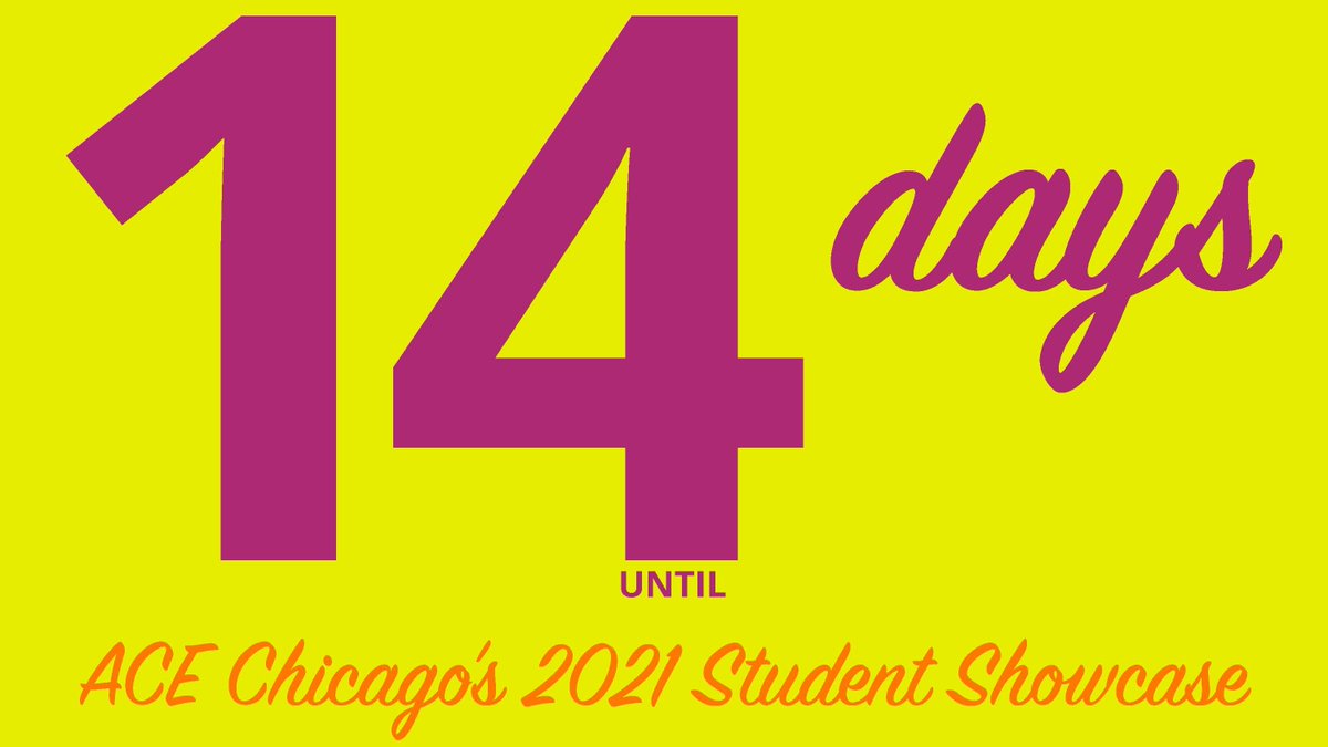 ACEMentorChi's tweet photo. The ACE Student Showcase is only two weeks away! Team projects were inspired by the @chicagobiennial. In fact, David Brown from the Biennial will be joining our program! (No really! Not an #AprilFools.)
Register: https://t.co/BeaT8dNHyp #BuildingFutures2021 #ACE2021 https://t.co/KzCencPKMW