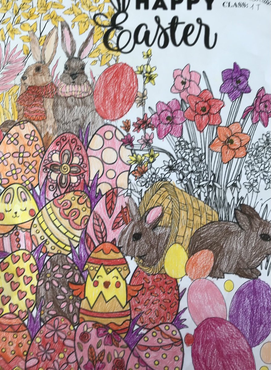 eveangel2001's tweet photo. Congratulations to our Tullibardine  winner Doya Bilinger &amp; runners up Abdulah,Jack &amp; Joe R ⁦@Tcsoa_ExpArts⁩ ⁦@tcsoahl⁩ ⁦@PKCEducation⁩ have a fantastic Easter holiday ! 🐰😊🐣 https://t.co/GthtMjEPoC