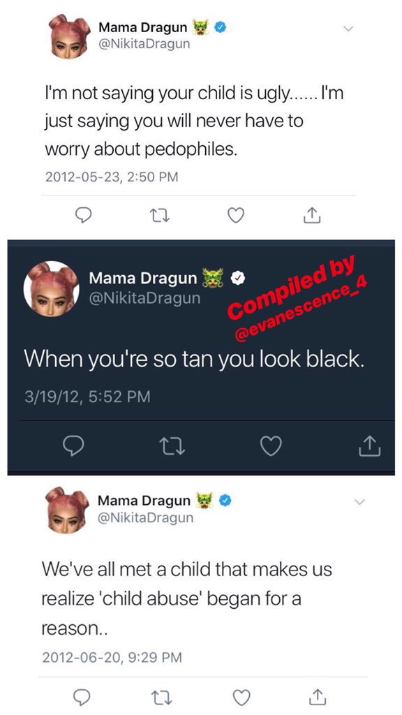 stephywep's tweet photo. @NikitaDragun have you not realized that some arguments are worth losing? If i ask 1,000 people who their favorite makeup guru is, your name problem wouldn’t even be mentioned. If you want to bring up someone else’s dark past then let’s bring up yours shall we? https://t.co/xKds2XNHpk