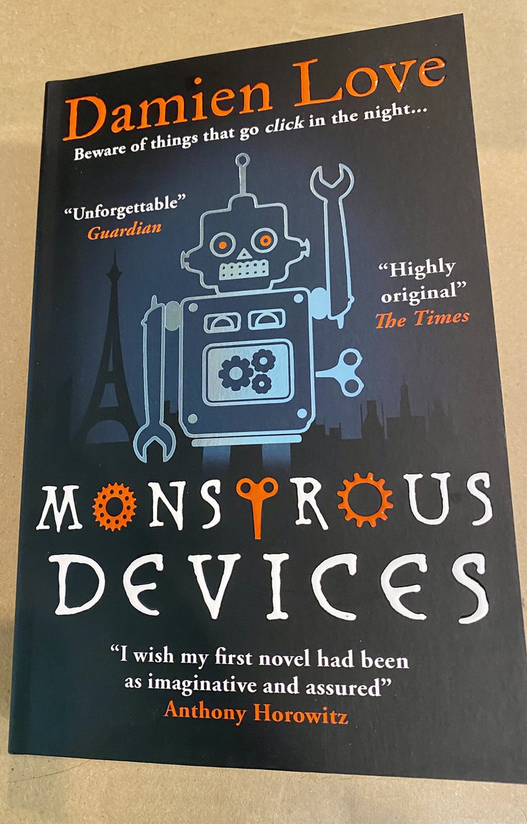 foxlanebooks's tweet photo. Out in PB today! #MonstrousDevices by @DeviceMonstrous #DamienLove
With signed bookplate!

'... a fantastical but entirely believable world with scary killer robots oiled to perfection with automaton history, surprising characters and dry humour’  Times

https://t.co/g51ESUWWVn https://t.co/Z7FMLO0uuI