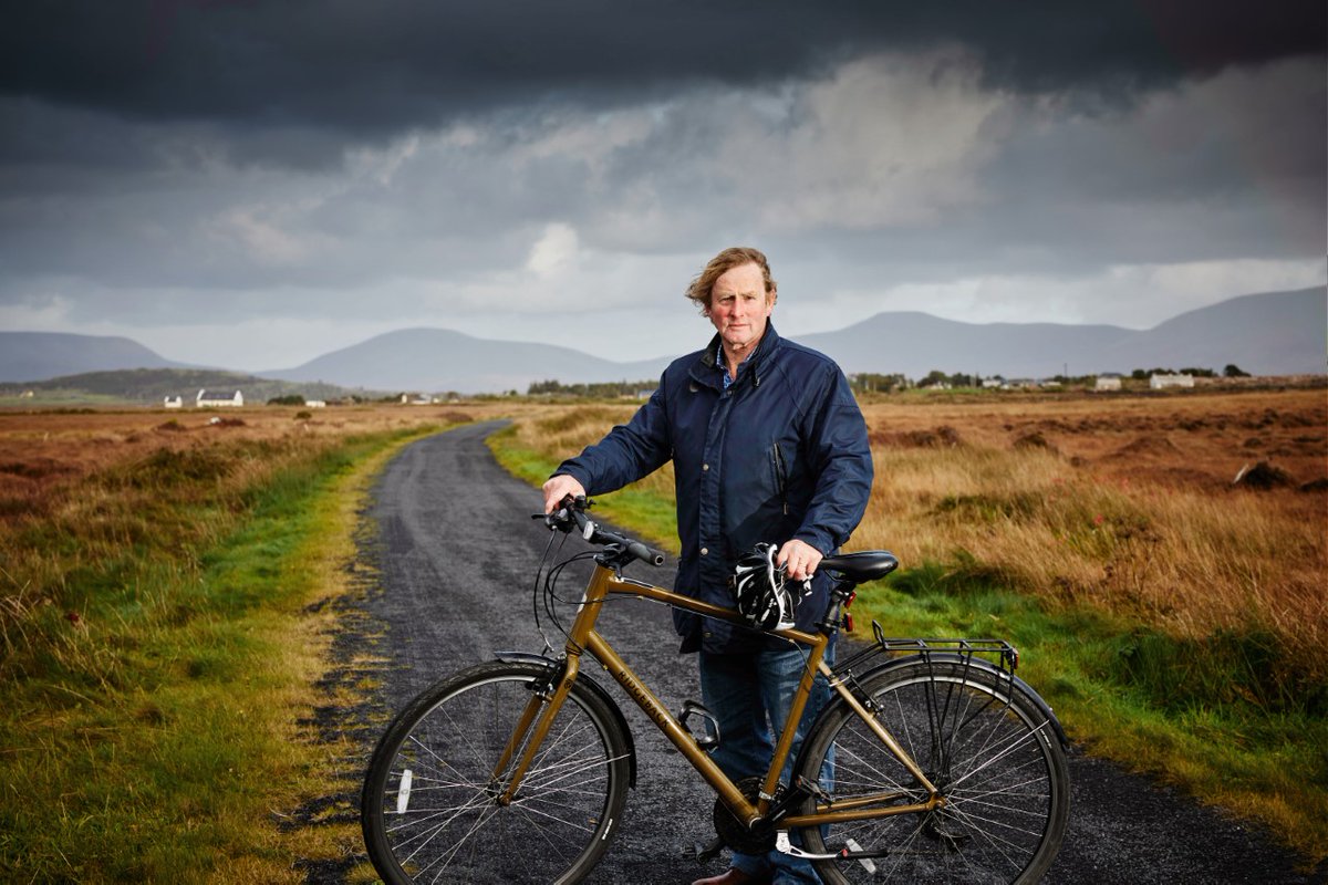 rte's tweet photo. 'Iarnród Enda' follows Enda Kenny as he searches for pointers to the future along the long-abandoned railway routes of Ireland. Episode one brings us from ​Waterford to Dungarvan. The six-part series starts tonight at 8.30pm @RTEOne. #IarnrodEnda https://t.co/zbIoiGtTGx