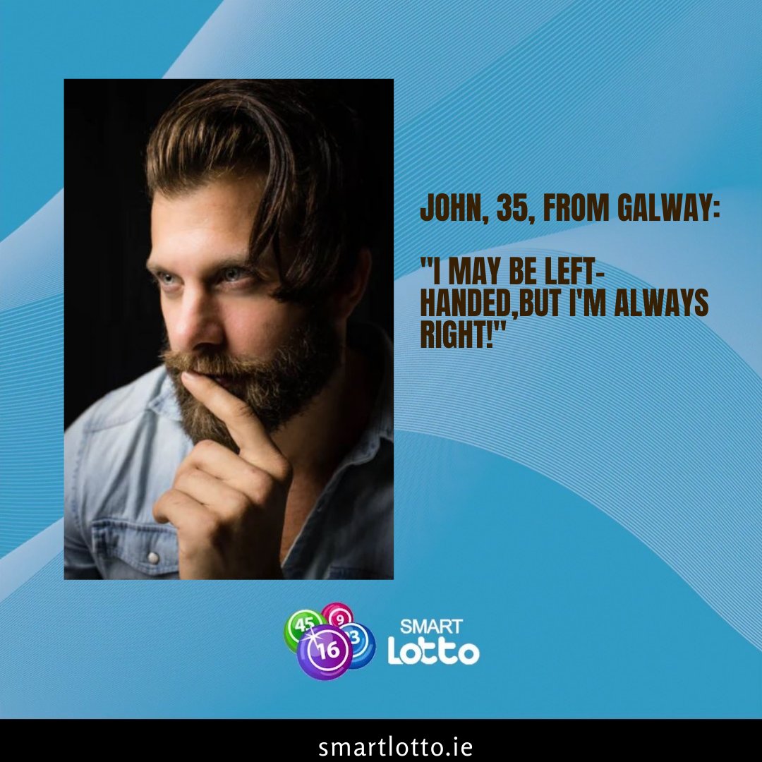 smart_lotto's tweet photo. 🚨 EXCITING NEWS!!🚨

SMART LOTTO LAUNCH NEW APP FOR LEFT HANDED LOTTO PLAYERS

Left handed people can now enjoy all the perks of playing Smart Lotto as much as any right-handed person.
#AprilFoolsDay #AprilFools https://t.co/jOMZE3Dt54