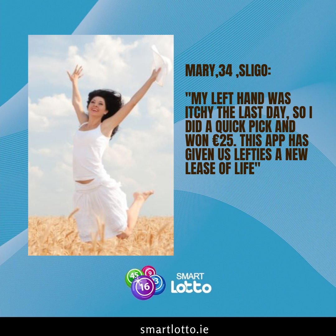 smart_lotto's tweet photo. 🚨 EXCITING NEWS!!🚨

SMART LOTTO LAUNCH NEW APP FOR LEFT HANDED LOTTO PLAYERS

Left handed people can now enjoy all the perks of playing Smart Lotto as much as any right-handed person.
#AprilFoolsDay #AprilFools https://t.co/jOMZE3Dt54