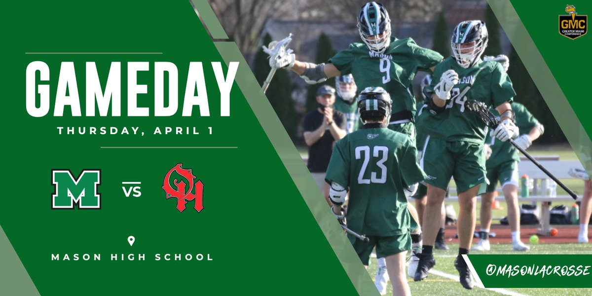 Mason and Oak Hills open up their <a href="/gmcsports/">GMC Sports</a> season tonight <a href="/CinDayLAX/">CinDayLAX</a>  <a href="/OHHSlacrosse/">Oak Hills Lacrosse</a> - Game is now a 6PM Start!