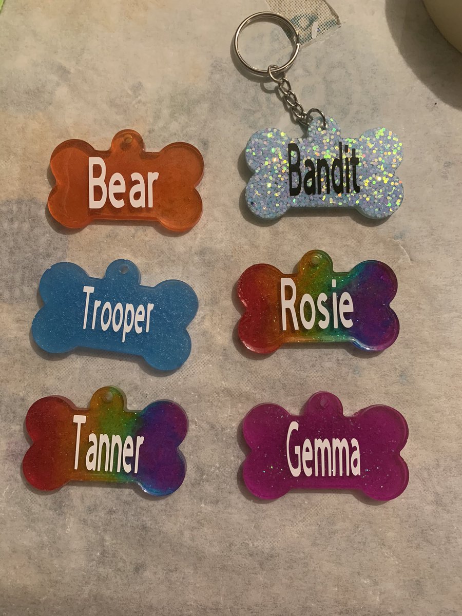 BeeMadCraftsMi's tweet photo. Custom dog tags with name &amp; phone number $7 
Shipping $2 https://t.co/2otu7wZOhC