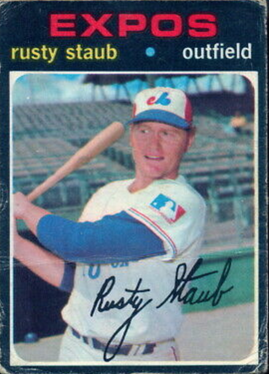 Stu Cowan on X: Today would have been former #Expos star Rusty Staub's  77th birthday. Sadly he died on March 29, 2018 from multiple organ failure.  He was my first sports hero.