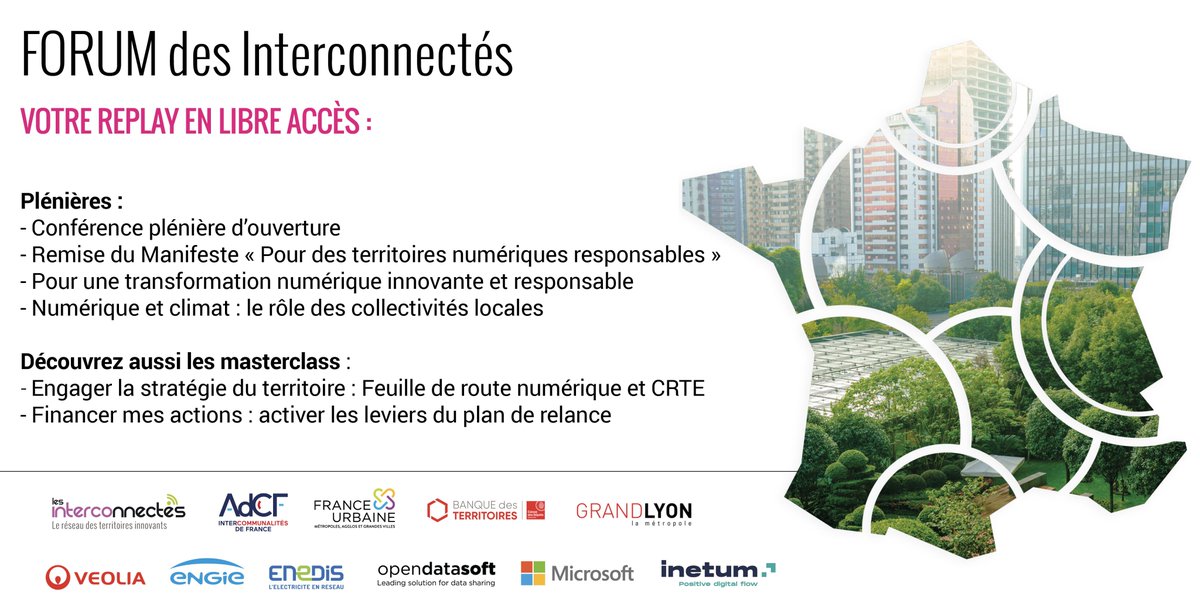 INTERCOnnectes's tweet photo. #FDI21 Les replays des conférences sont accessibles en ligne !
Retrouvez les plénières et les masterclass sur : https://t.co/gSm4xCXyFr https://t.co/A3Iot5TW3u