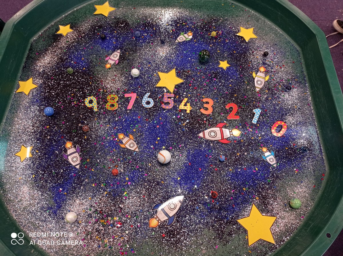 StPetersRCPlymo's tweet photo. The theme in R/Y1 next term is Space. The children are so excited about the new role play area! https://t.co/fVqVBLsLEp