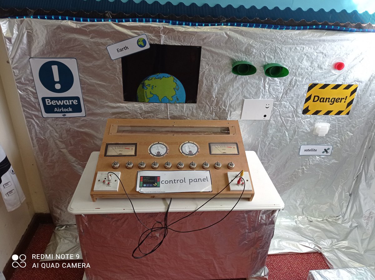 StPetersRCPlymo's tweet photo. The theme in R/Y1 next term is Space. The children are so excited about the new role play area! https://t.co/fVqVBLsLEp