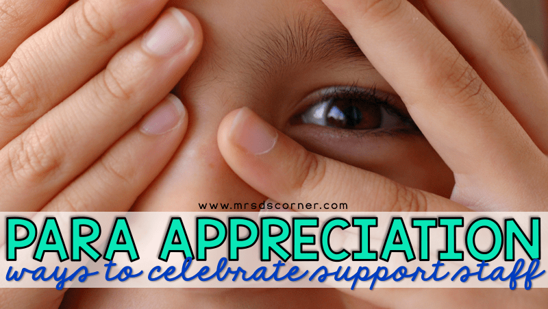 We appreciate our paraprofessionals!  #reachforthestars