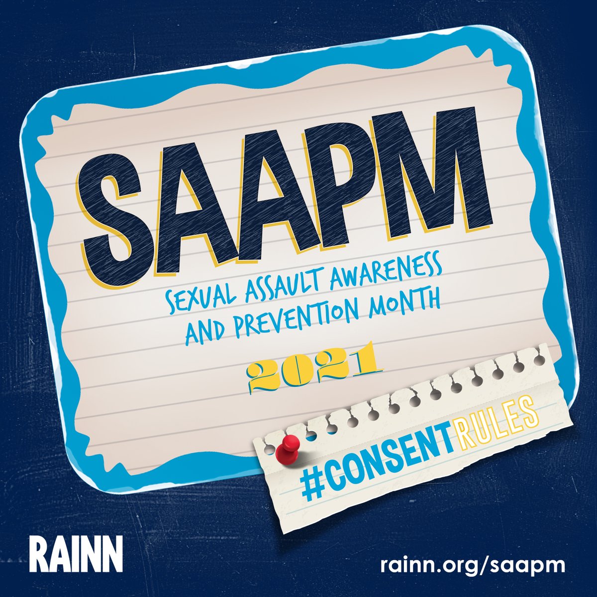 RAINN's tweet photo. April is Sexual Assault Awareness and Prevention Month! (#SAAPM)
RAINN has everything you need to advocate for survivors this SAAPM—information, planning tips, social media posts and graphics. Check it out here! https://t.co/SNVH8lrEdl
https://t.co/wR71AgHRWk